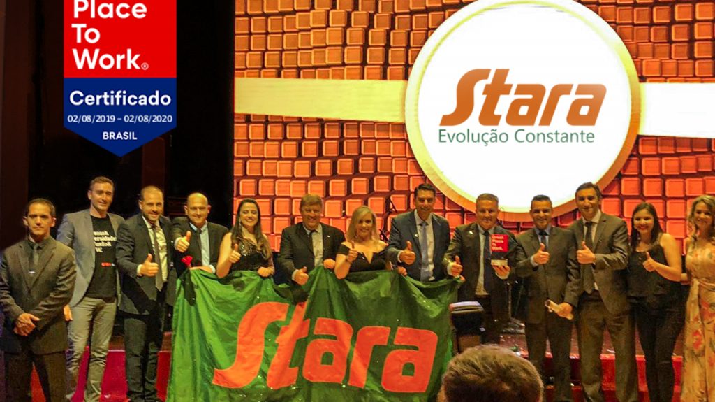 Stara está entre as 10 melhores empresas para trabalhar no RS