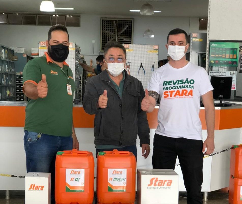 “Estou com a máquina revisada e pronta para o trabalho”